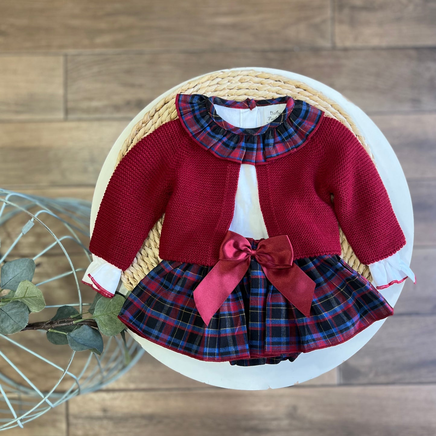 Completo 3 pezzi Tartan