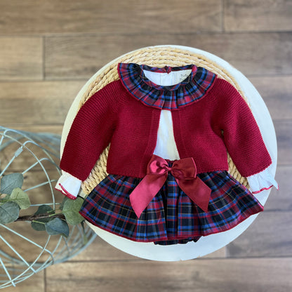 Completo 3 pezzi Tartan