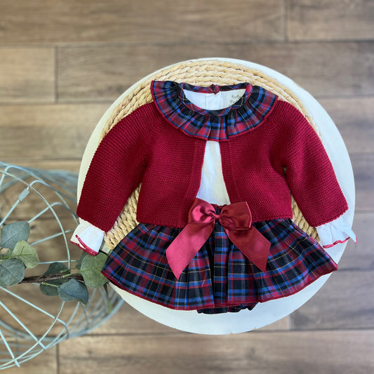 Completo 3 pezzi Tartan