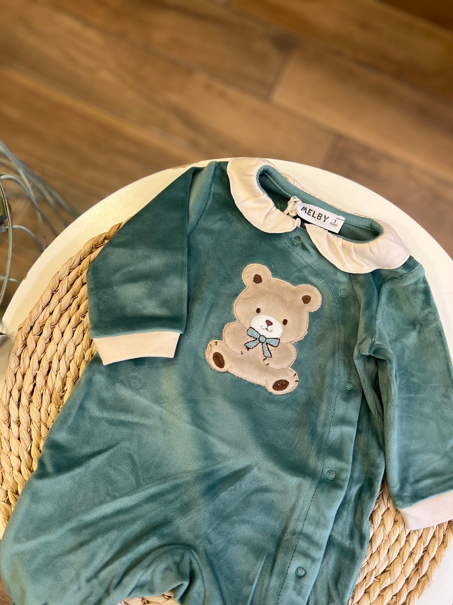 Tutina in ciniglia soft Orsetta