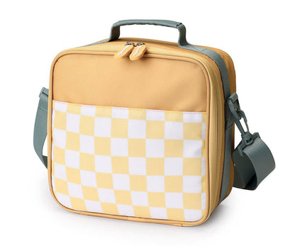 Borsa Termica Rigida Monnëka Yellow Chess Personalizzabile