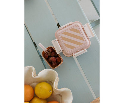 Lunch Box Grande Monneka Big Stripes Pink