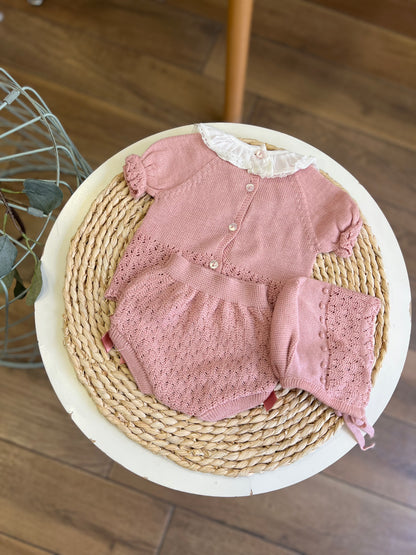 Completo Primavera/Estate Rosa maquillage con colletto