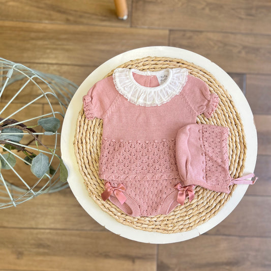 Completo Primavera/Estate Rosa maquillage con colletto