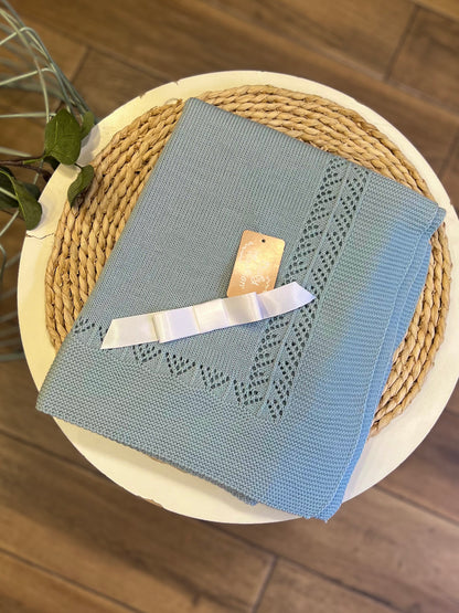 Coperta invernale Azul Fiocco raso bianco