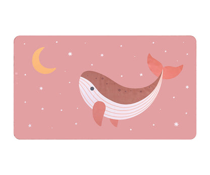 Telo Microfibra Pink Whale Personalizzabile