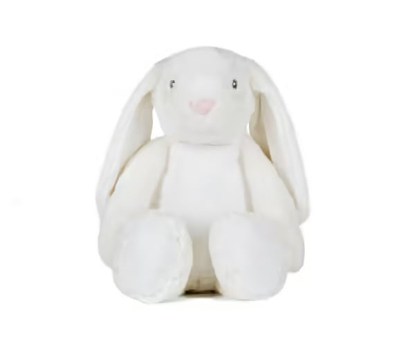Coniglietto ricamato con nome 42 cm