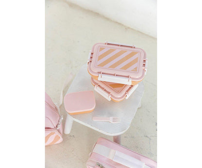 Lunch Box Grande Monneka Big Stripes Pink