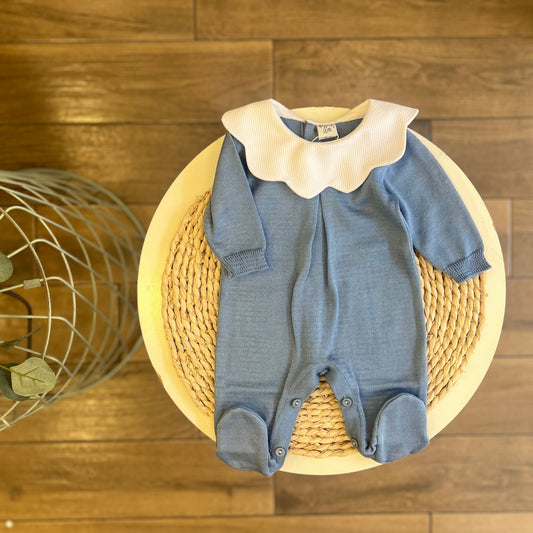 Tutina con colletto Nuvola in filo