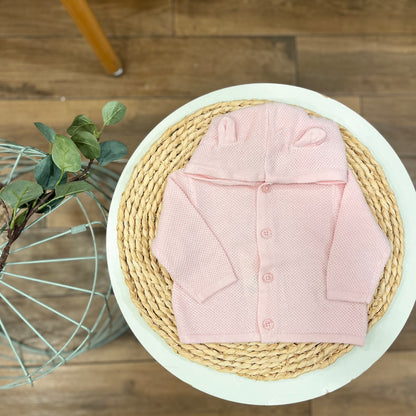 Cardigan con cappuccio