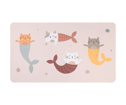 Telo Microfibra Mermaid Cats Personalizzabile