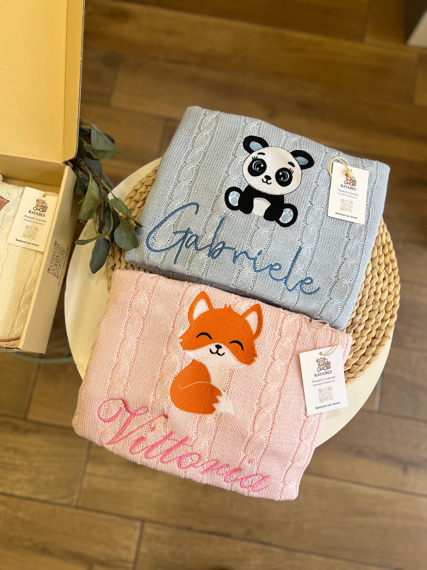 Copertina primavera estate personalizzata con disegno e nome