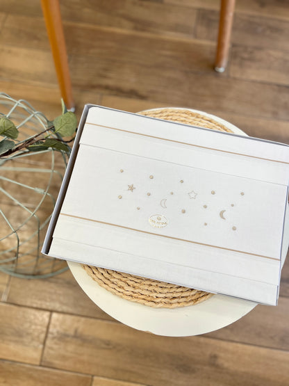 Set carrozzina Stelline Beige