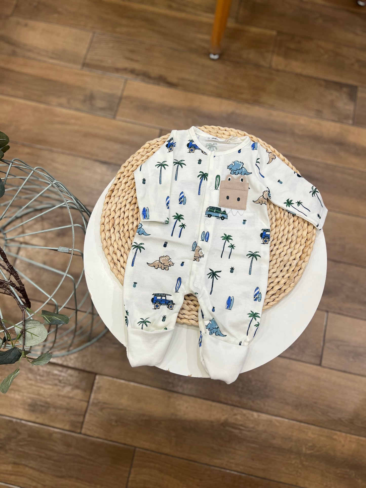 Tutina Dino in cotone