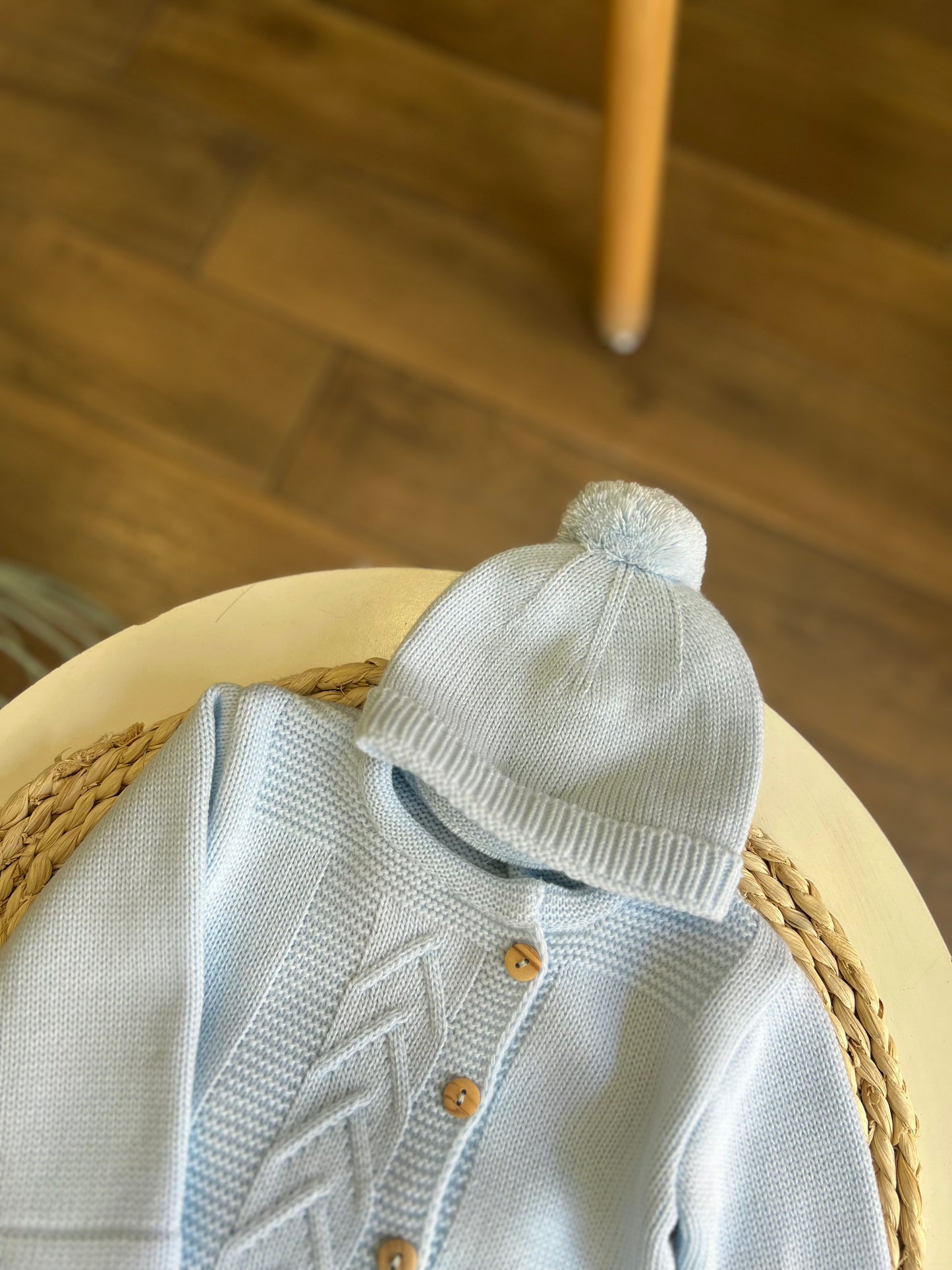 Completo invernale Celeste con cappellino