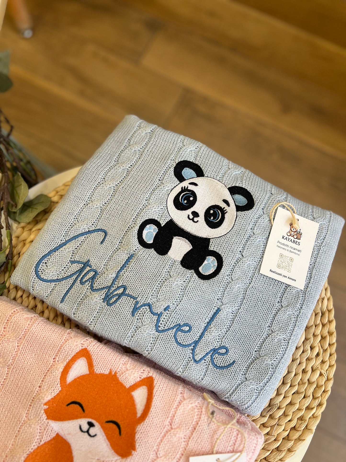 Copertina primavera estate personalizzata con disegno e nome