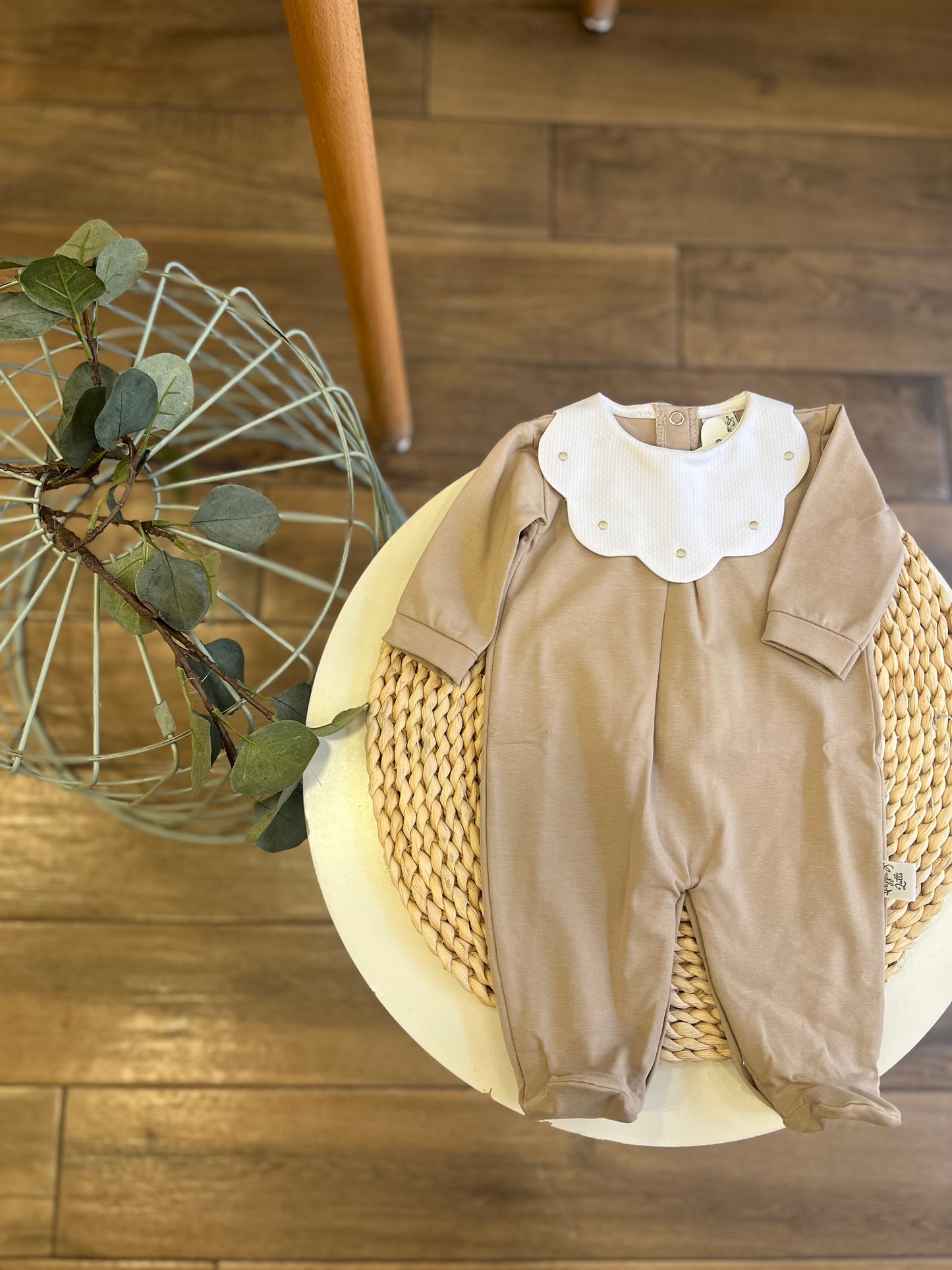 Tutina con colletto Nuvola Pois