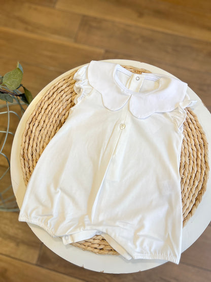 Pagliaccetto in cotone Latte