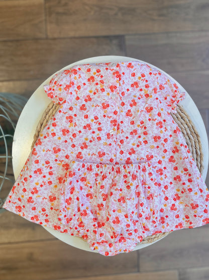 Abitino fiorellini con copripannolino