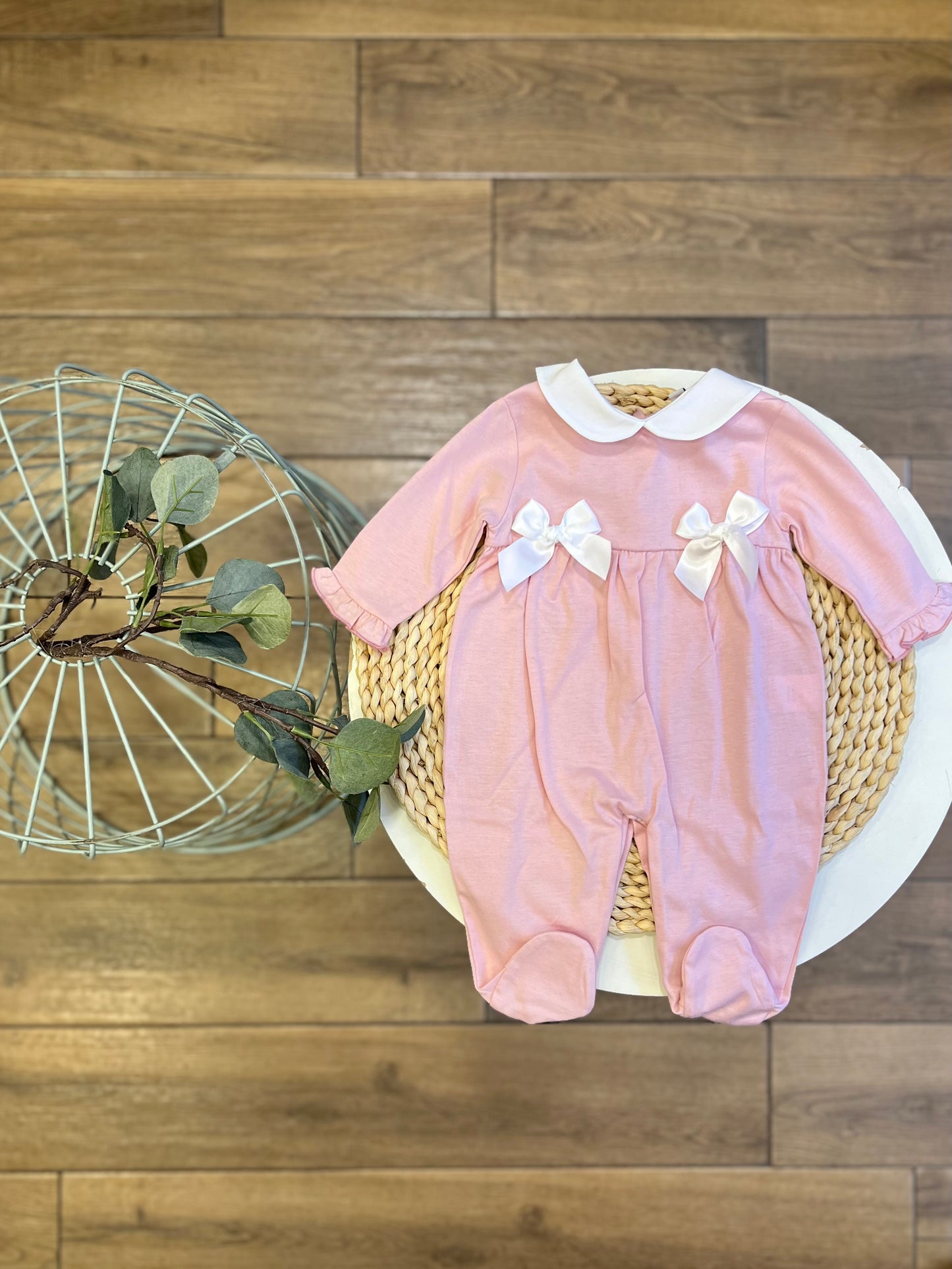 Tutina con fiocchetti Rosa