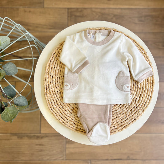 Completo in ciniglia soft Orsetto