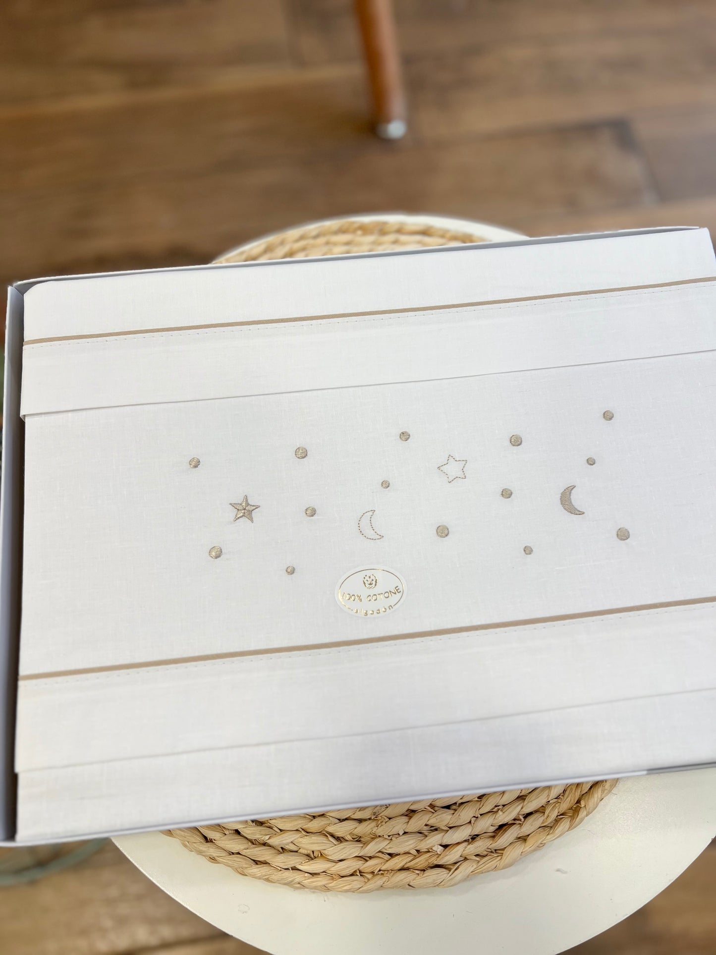 Set carrozzina Stelline Beige
