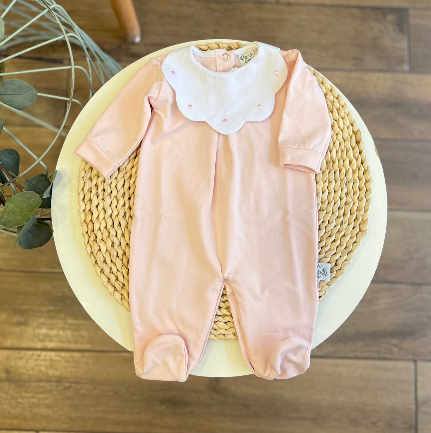 Tutina con colletto Nuvola Pois