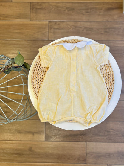 Pagliaccetto in cotone Giallo