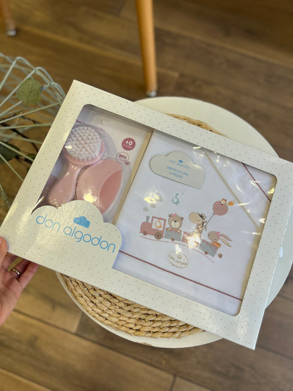 Set lettino con spazzole Trenino Safari Maquillage