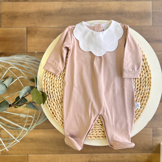 Tutina con colletto Nuvola Pois