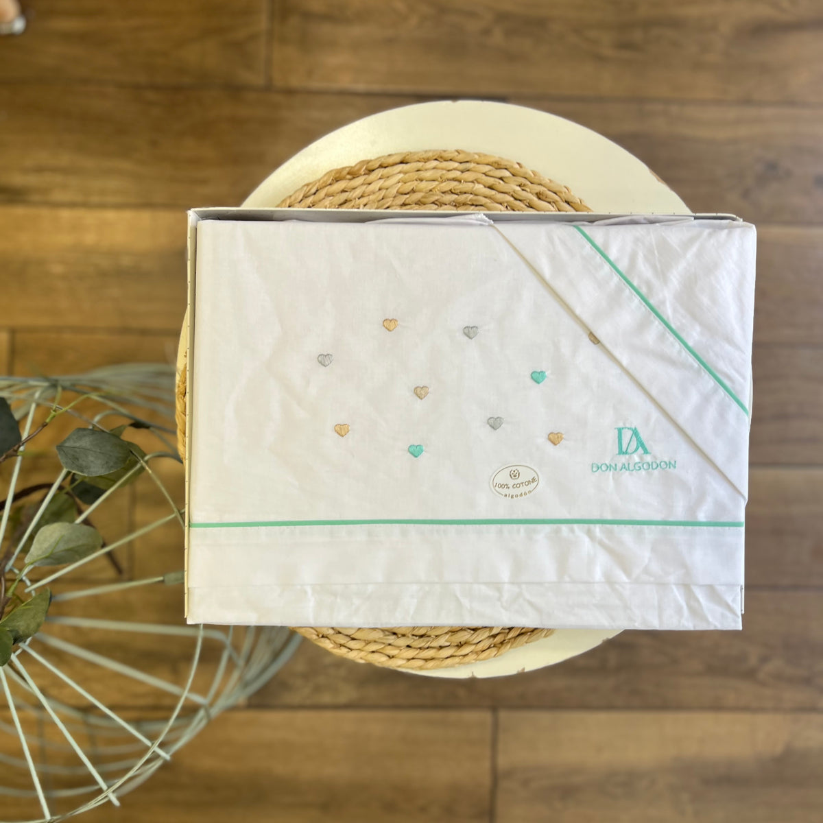 Set carrozzina Heart Verde