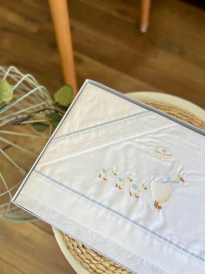 Set carrozzina Cuak celeste