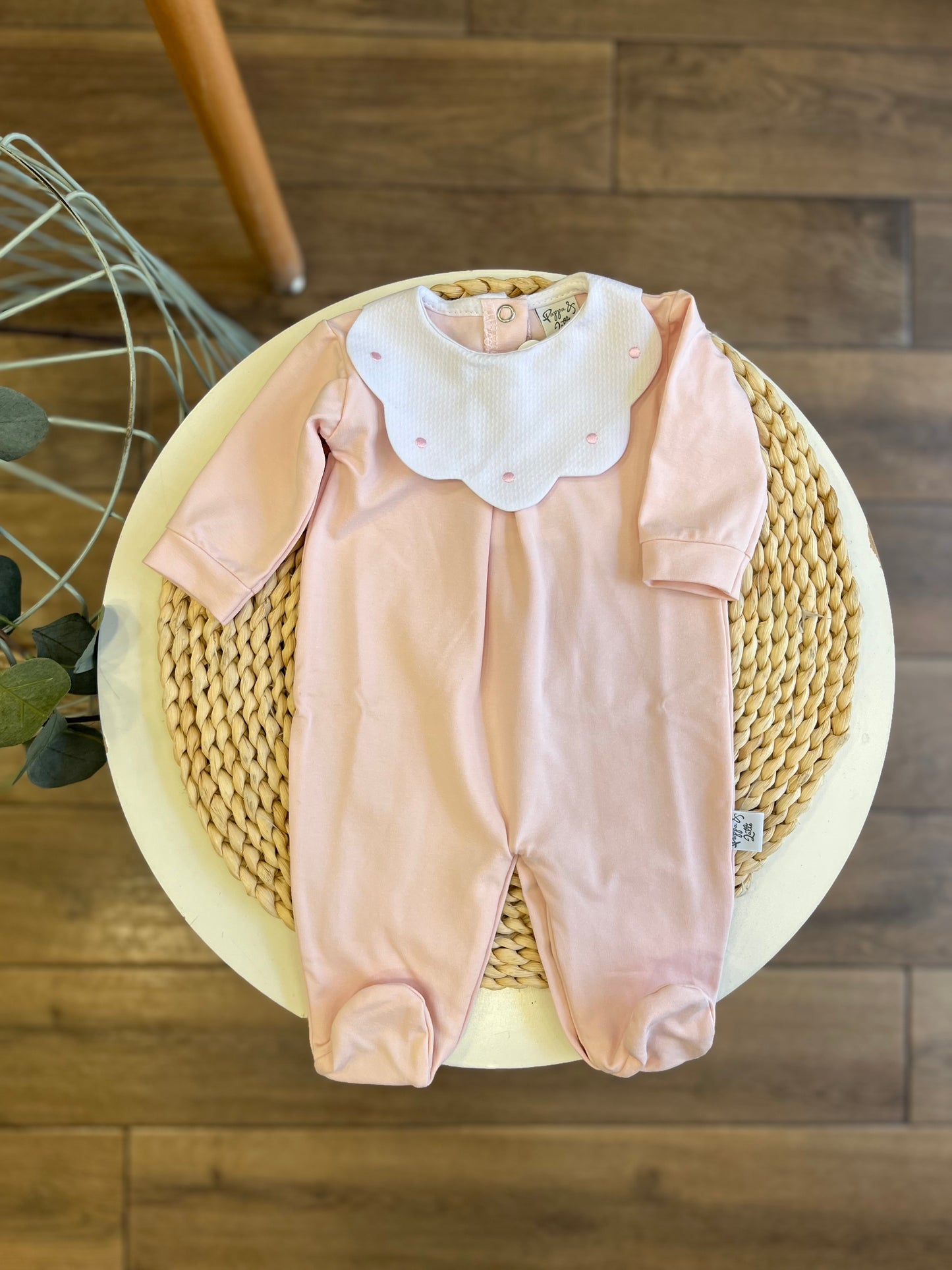 Tutina con colletto Nuvola Pois