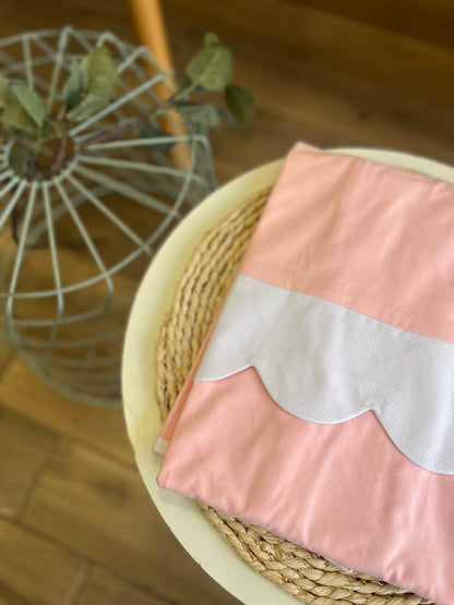 Copertina carrozzina nuvola rosa baby