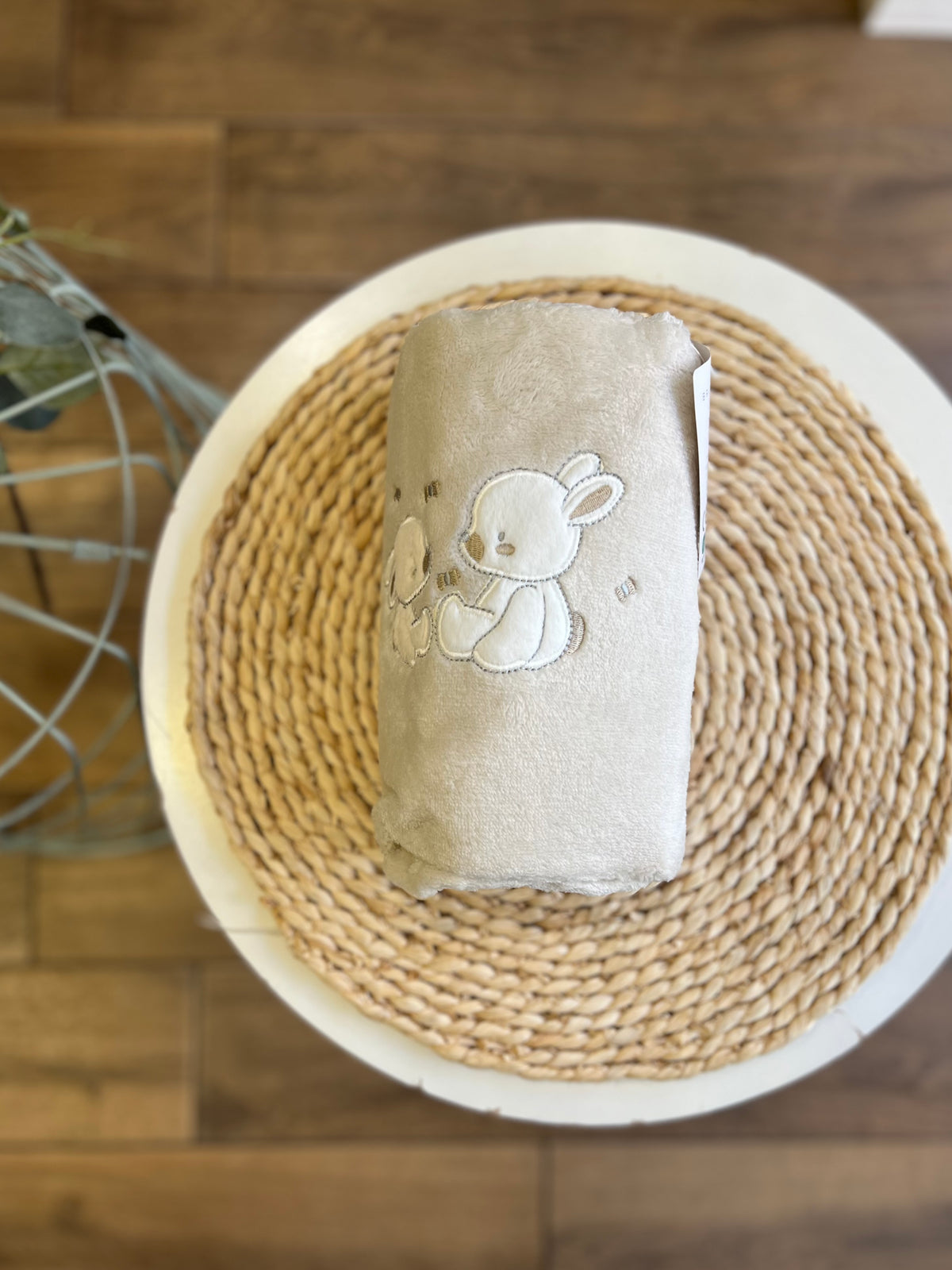 Copertina in pile Bunny beige