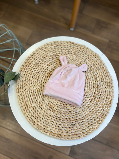 Cappellino ciniglia rosa