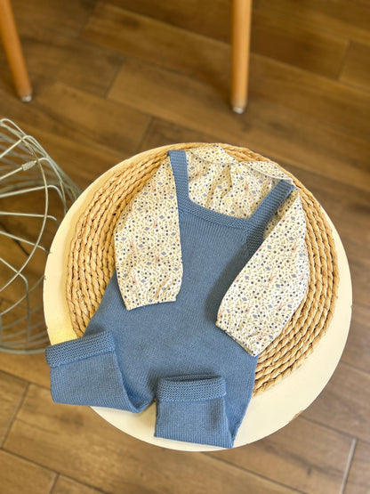 Completo invernale camicia e salopette Azafata