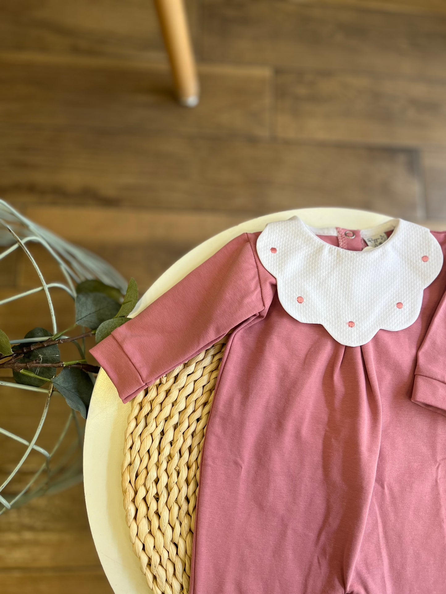 Tutina con colletto Nuvola Pois