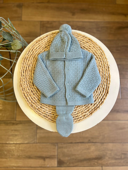 Completo invernale con cappellino Azul