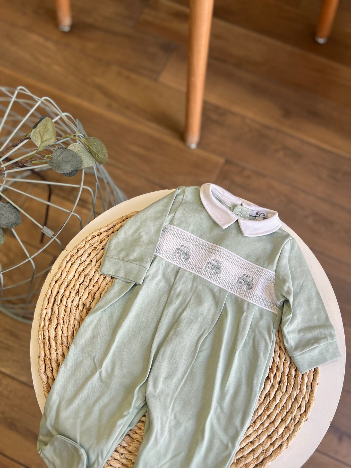 Tutina in cotone Car salvia