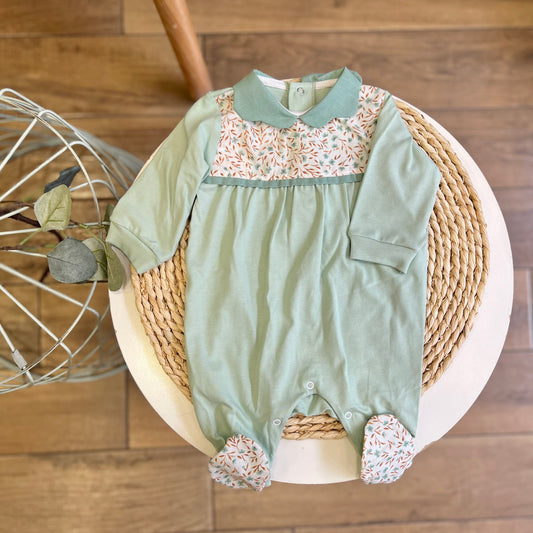 Tutina in cotone Verde