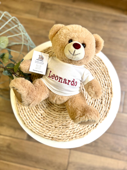 Orsetto peluche personalizzato con T-shirt