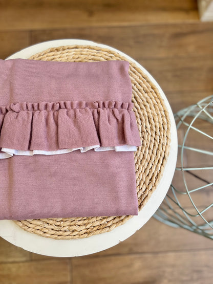 Coperta rouches misto lana Pappa e latte