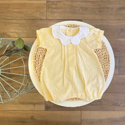 Pagliaccetto in cotone Giallo