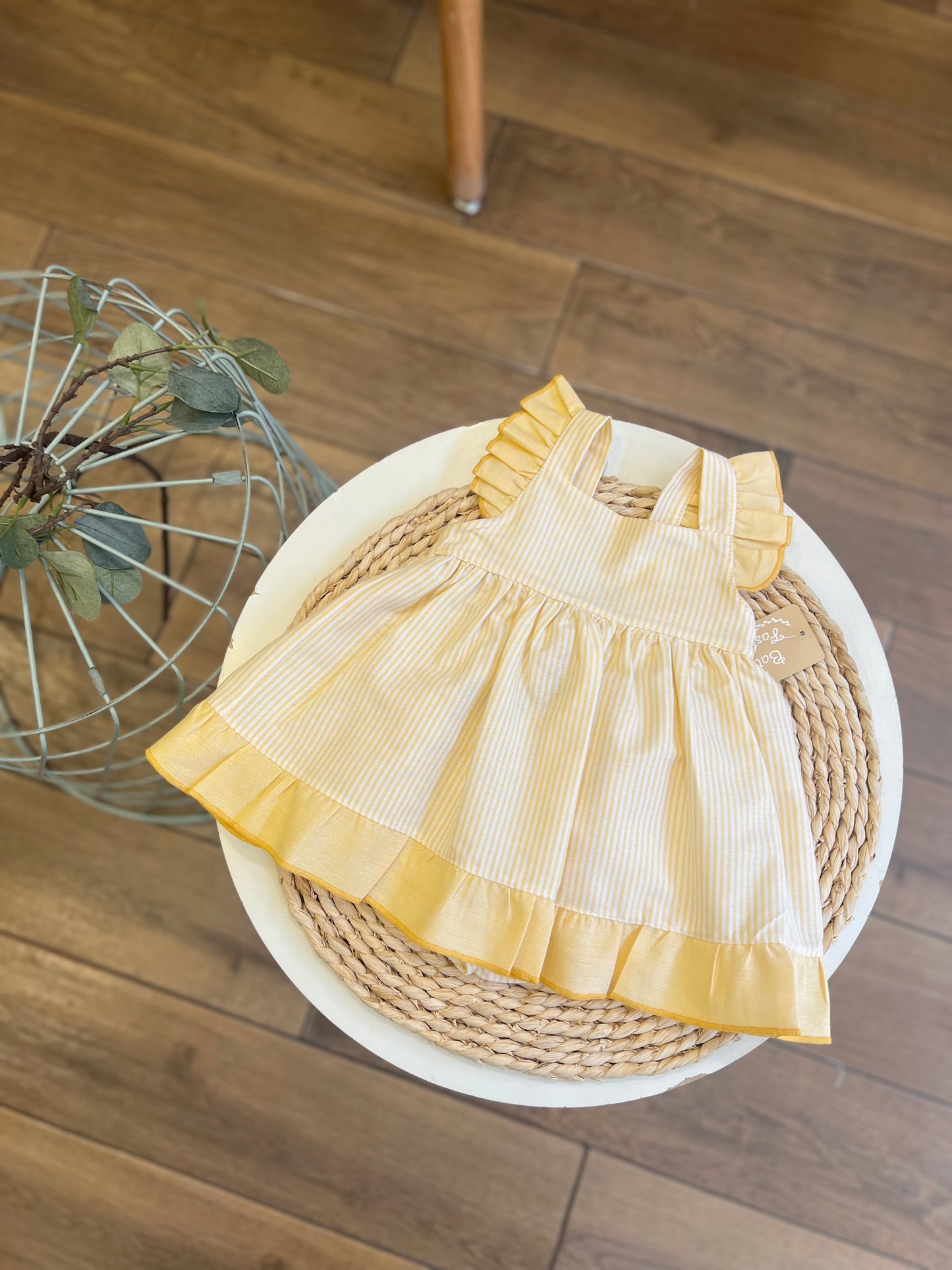 Abitino a righe Giallo