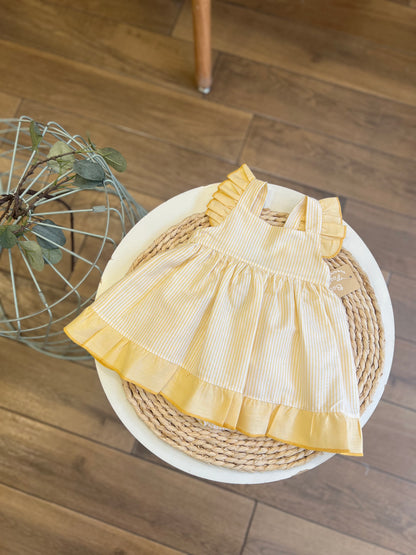 Abitino a righe Giallo