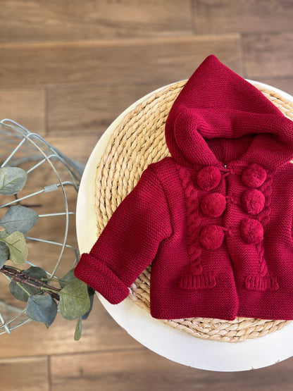 Cappottino Pon Pon Granata