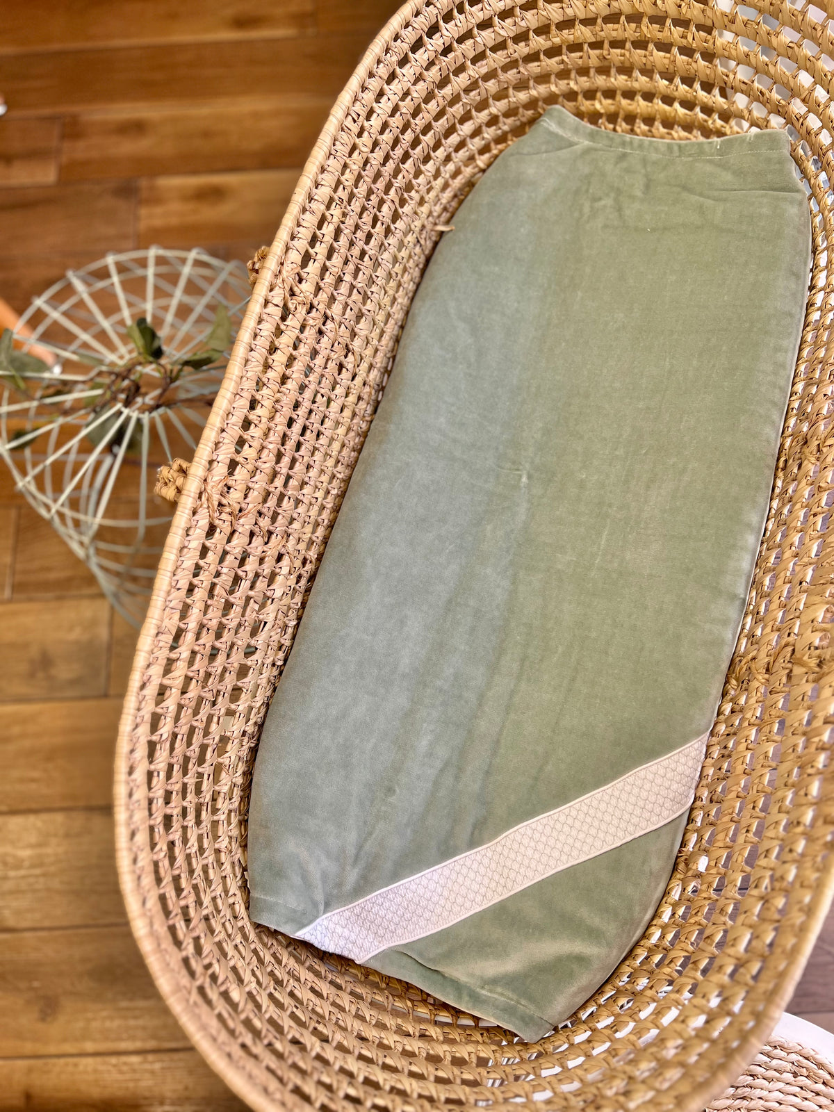 Coperta ciniglia Salvia punto smock