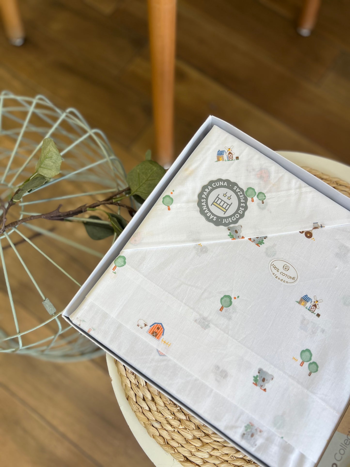 Set lettino con portaciuccio