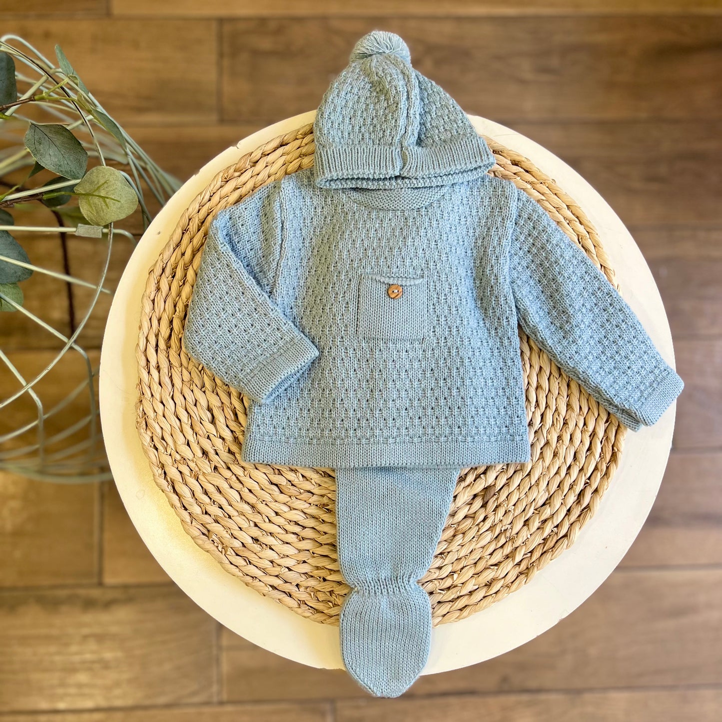 Completo invernale con cappellino Azul
